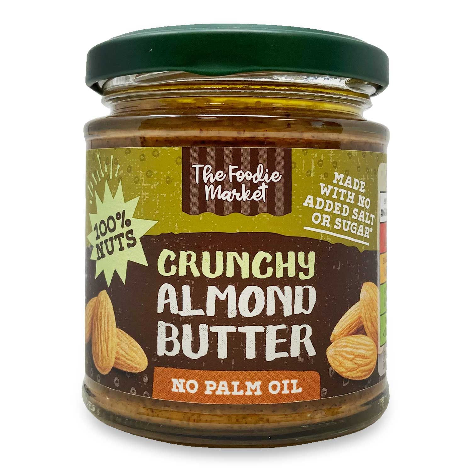 Crunchy Almond Butter 170g Foodie Market